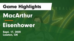 MacArthur  vs Eisenhower  Game Highlights - Sept. 17, 2020