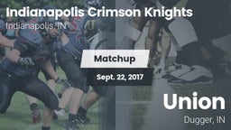 Matchup: Indianapolis vs. Union  2017