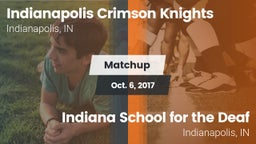 Matchup: Indianapolis vs. Indiana School for the Deaf  2017