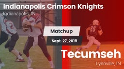 Matchup: Indianapolis vs. Tecumseh  2019