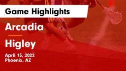 Arcadia  vs Higley  Game Highlights - April 15, 2022