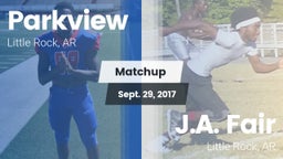 Matchup: Parkview  vs. J.A. Fair  2017