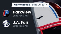 Recap: Parkview  vs. J.A. Fair  2017