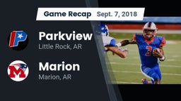 Recap: Parkview  vs. Marion  2018