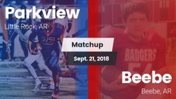 Matchup: Parkview  vs. Beebe  2018