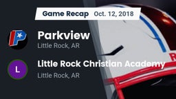 Recap: Parkview  vs. Little Rock Christian Academy  2018