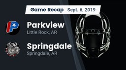 Recap: Parkview  vs. Springdale  2019