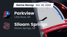 Recap: Parkview  vs. Siloam Springs  2020