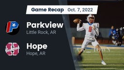 Recap: Parkview  vs. Hope  2022