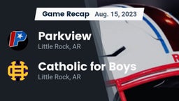 Recap: Parkview  vs. Catholic  for Boys 2023