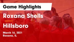 Roxana Shells  vs Hillsboro  Game Highlights - March 16, 2021
