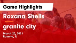 Roxana Shells  vs granite city Game Highlights - March 20, 2021