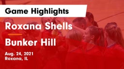 Roxana Shells  vs Bunker Hill Game Highlights - Aug. 24, 2021