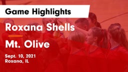 Roxana Shells  vs Mt. Olive Game Highlights - Sept. 10, 2021