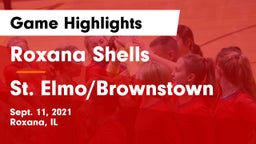 Roxana Shells  vs St. Elmo/Brownstown Game Highlights - Sept. 11, 2021