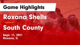 Roxana Shells  vs South County Game Highlights - Sept. 11, 2021