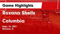 Roxana Shells  vs Columbia  Game Highlights - Sept. 16, 2021