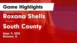 Roxana Shells  vs South County Game Highlights - Sept. 9, 2022