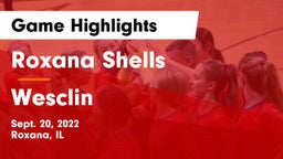 Roxana Shells  vs Wesclin Game Highlights - Sept. 20, 2022