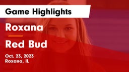 Roxana  vs Red Bud  Game Highlights - Oct. 23, 2023