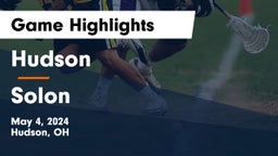 Hudson  vs Solon  Game Highlights - May 4, 2024