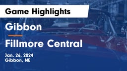 Gibbon  vs Fillmore Central  Game Highlights - Jan. 26, 2024