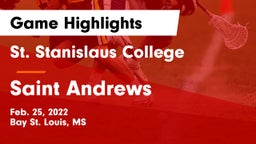 St. Stanislaus College vs Saint Andrews Game Highlights - Feb. 25, 2022