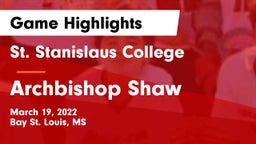 St. Stanislaus College vs Archbishop Shaw  Game Highlights - March 19, 2022