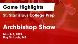 St. Stanislaus College Prep vs Archbishop Shaw  Game Highlights - March 3, 2023