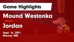 Mound Westonka  vs Jordan  Game Highlights - Sept. 16, 2021