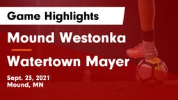 Mound Westonka  vs Watertown Mayer Game Highlights - Sept. 23, 2021