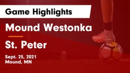 Mound Westonka  vs St. Peter  Game Highlights - Sept. 25, 2021
