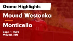 Mound Westonka  vs Monticello  Game Highlights - Sept. 1, 2022