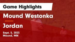 Mound Westonka  vs Jordan  Game Highlights - Sept. 5, 2023