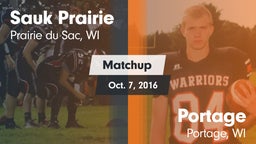 Matchup: Sauk Prairie High vs. Portage  2016
