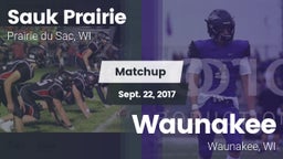 Matchup: Sauk Prairie High vs. Waunakee  2017