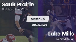 Matchup: Sauk Prairie High vs. Lake Mills  2020