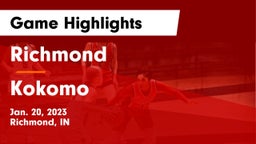 Richmond  vs Kokomo  Game Highlights - Jan. 20, 2023