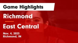 Richmond  vs East Central  Game Highlights - Nov. 4, 2023