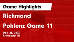 Richmond  vs Pohlenz Game 11 Game Highlights - Dec. 23, 2023