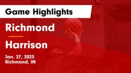 Richmond  vs Harrison  Game Highlights - Jan. 27, 2023
