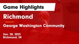 Richmond  vs George Washington Community  Game Highlights - Jan. 28, 2023