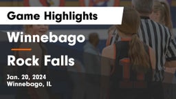 Winnebago  vs Rock Falls  Game Highlights - Jan. 20, 2024