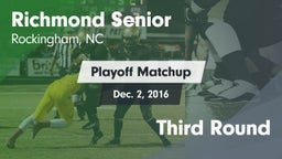 Matchup: Richmond Senior High vs. Third Round 2016