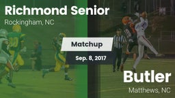 Matchup: Richmond Senior High vs. Butler  2017