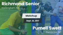 Matchup: Richmond Senior High vs. Purnell Swett  2017