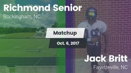Matchup: Richmond Senior High vs. Jack Britt  2017