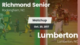 Matchup: Richmond Senior High vs. Lumberton  2017