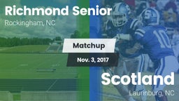Matchup: Richmond Senior High vs. Scotland  2017