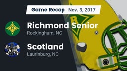 Recap: Richmond Senior  vs. Scotland  2017